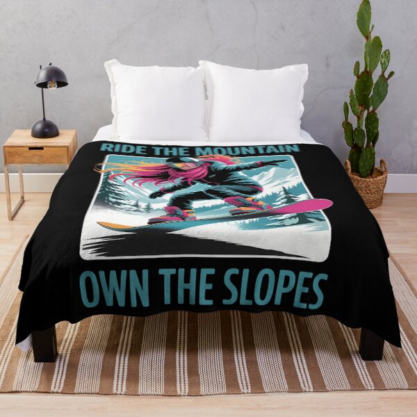 Item preview, Snowboarding Ride Mountain Own The Slopes Winter Sports designed and sold by JonathalIngham.
