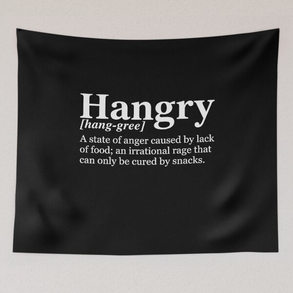 Item preview, Hangry Definition Funny Hunger Rage designed and sold by k3rstman1.