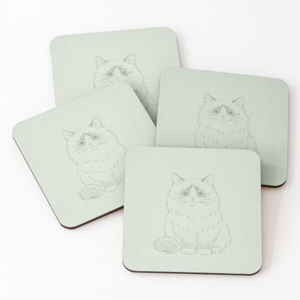 Item preview, Quietly Comforting Cat – Sage designed and sold by Monchatra.