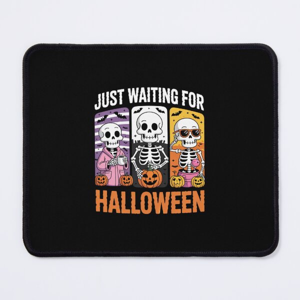 Item preview, Just Waiting For Halloween Spooky Skeleton Jack O Lantern designed and sold by MarkLeedsArt.