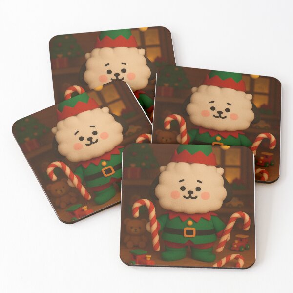 Item preview, BT21 Christmas Bts RJ — Cute BT21 Parody Sticker designed and sold by Crazy-universe.