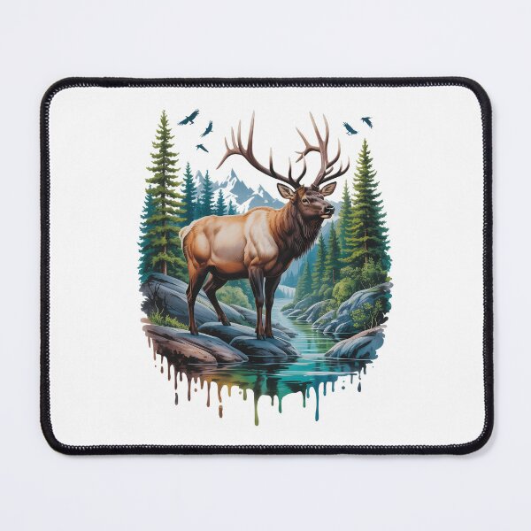 Item preview, Elk Hunting Hiking Outdoor Camping designed and sold by JonathalIngham.