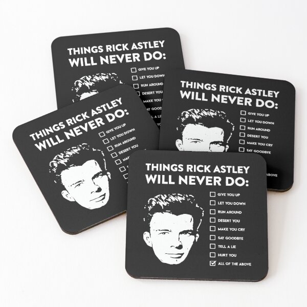 Item preview, Things Ricks Astley Will Never Do  designed and sold by dennis3xv1.