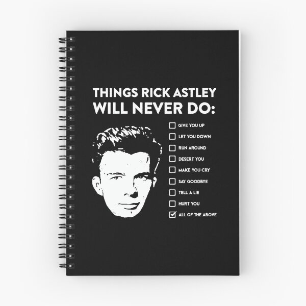 Item preview, Things Ricks Astley Will Never Do  designed and sold by dennis3xv1.