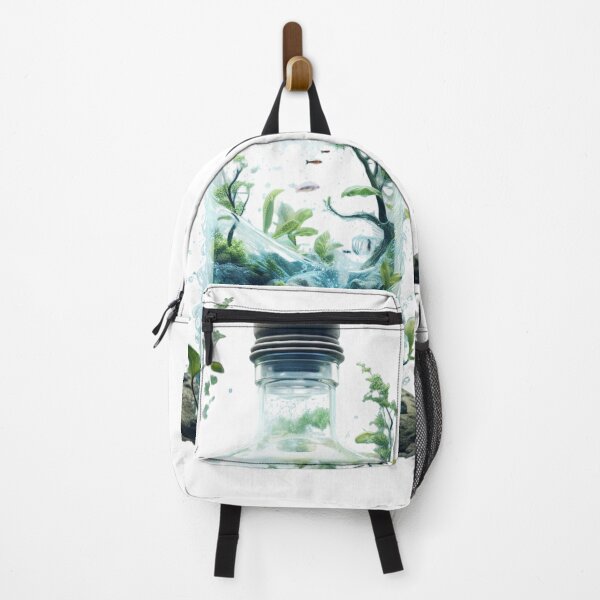 Item preview, Eco Bottle Universe – Surreal Water Nature in a Glass Bottle designed and sold by UI Expert.