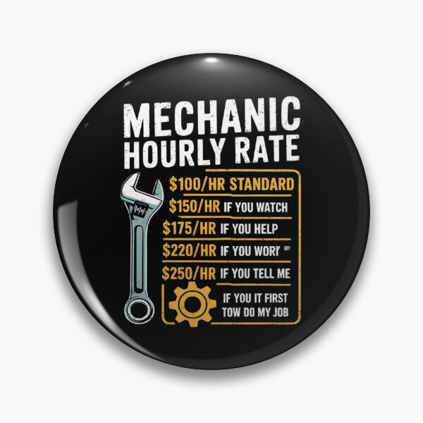 Item preview, Mechanic Hourly Rate Mechanics Labor Rates Men  designed and sold by MarkLeedsArt.
