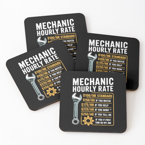 Item preview, Mechanic Hourly Rate Mechanics Labor Rates Men  designed and sold by MarkLeedsArt.