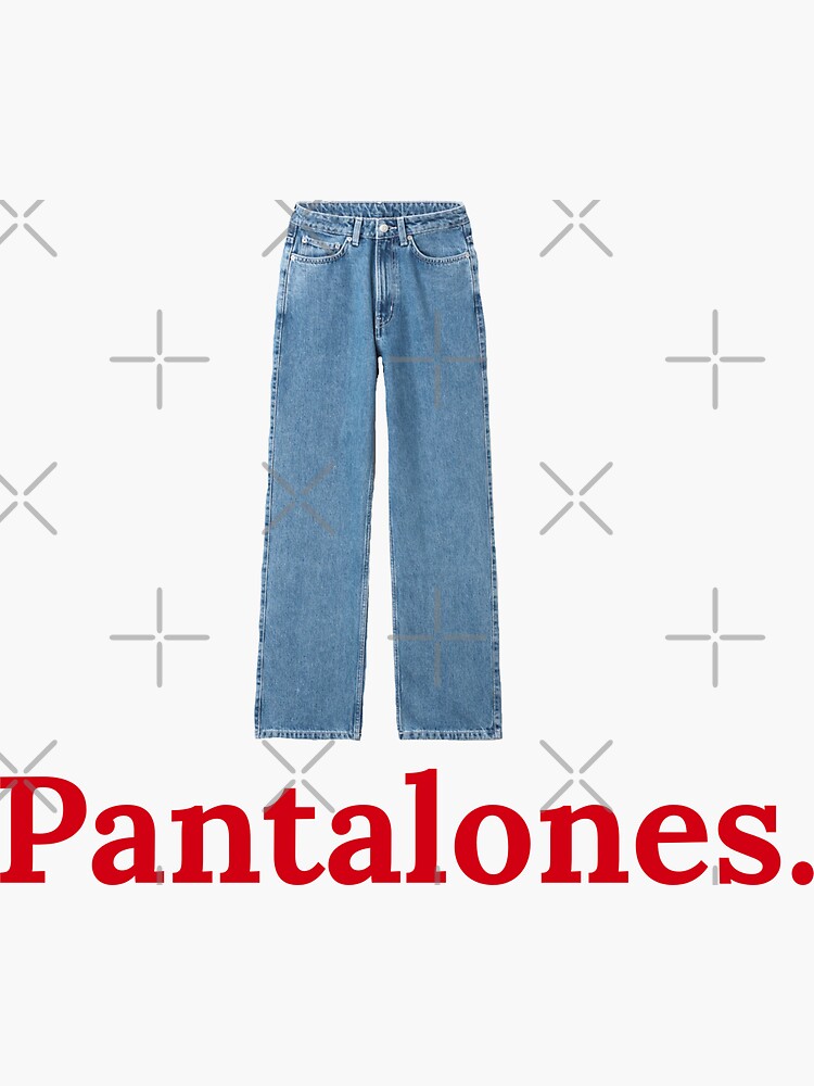 "Jeans" Sticker for Sale by Gabymelara Redbubble