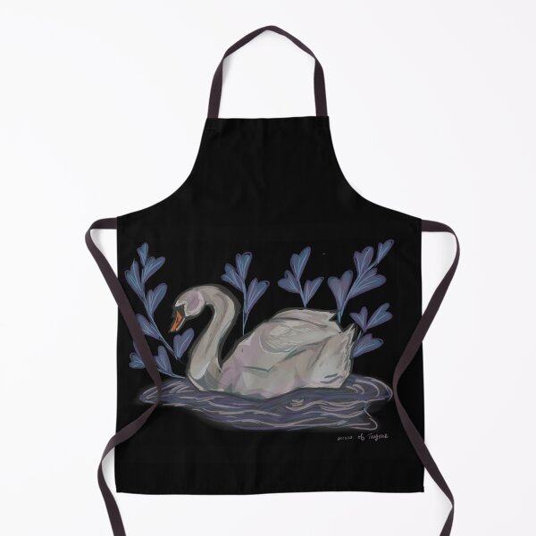 Item preview, Swan on Dark Background designed and sold by arrowofthyme.