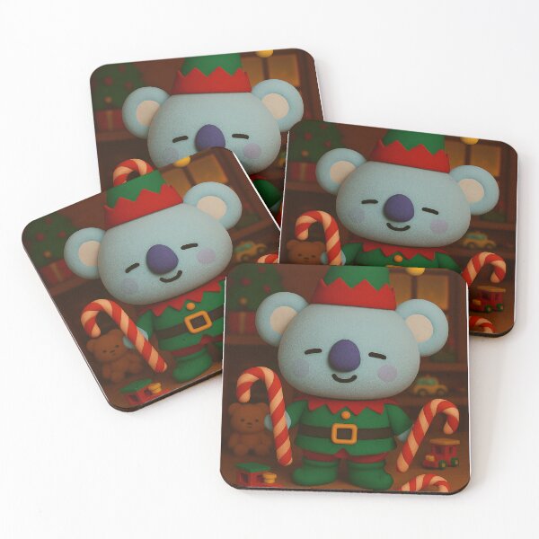 Item preview, BT21 Christmas Bts Koya— Cute BT21 Parody Sticker designed and sold by Crazy-universe.