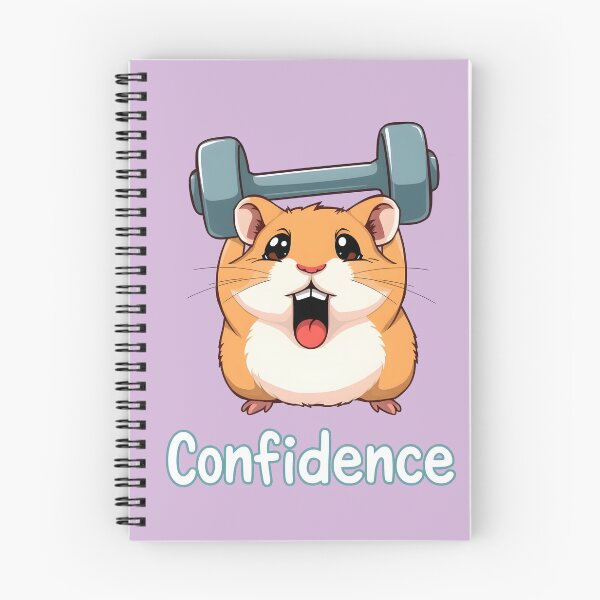 Item preview, Adorable Gym Hamster Confidence Weightlifting designed and sold by Amplify-n-Co.