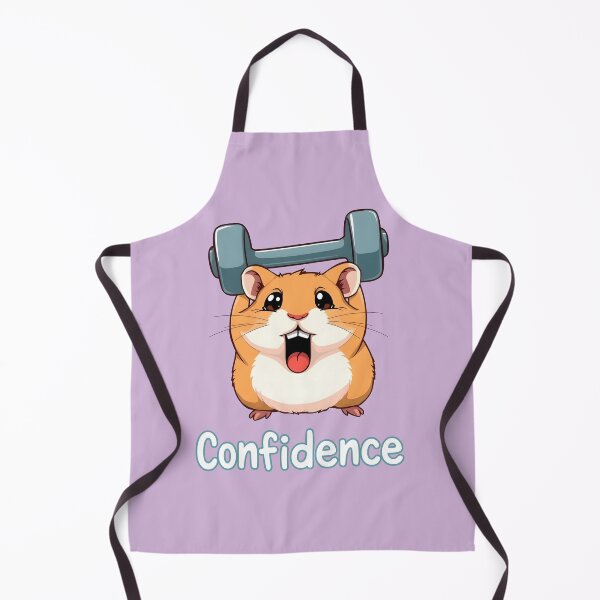 Item preview, Adorable Gym Hamster Confidence Weightlifting designed and sold by Amplify-n-Co.