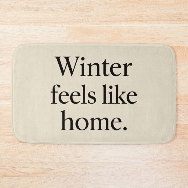 Item preview, Winter Feels Like Home – Cozy Minimal Winter Quote designed and sold by Irene Catchmind.