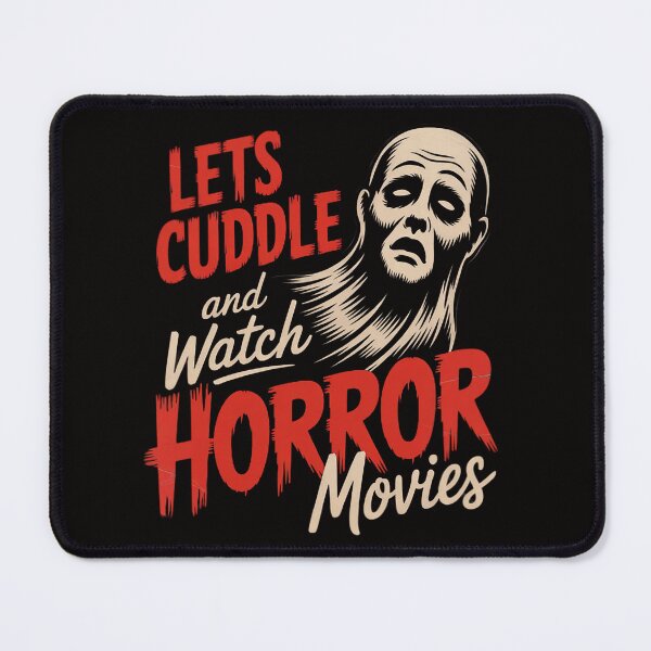 Item preview, Let's Cuddle and Watch Horror Movies designed and sold by AnimeManga2D.