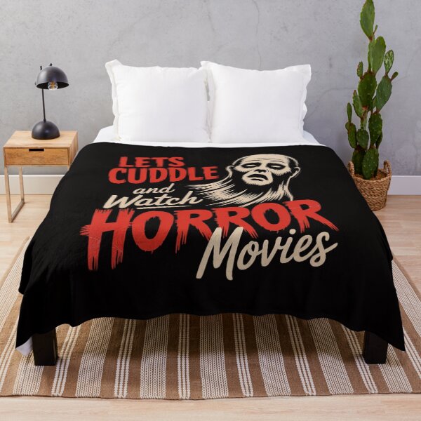 Item preview, Let's Cuddle and Watch Horror Movies designed and sold by AnimeManga2D.