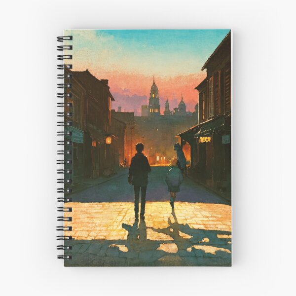 Item preview, Walking Side by Side at Dusk designed and sold by SEIMEI2025.