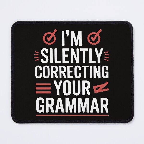 Item preview, I'm Silently Correcting Your Grammar High School Men Women designed and sold by AnimeManga2D.