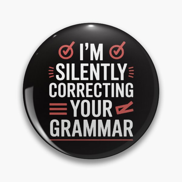 Item preview, I'm Silently Correcting Your Grammar High School Men Women designed and sold by AnimeManga2D.