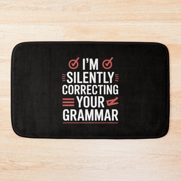 Item preview, I'm Silently Correcting Your Grammar High School Men Women designed and sold by AnimeManga2D.
