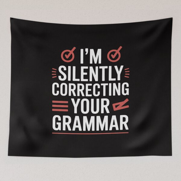 Item preview, I'm Silently Correcting Your Grammar High School Men Women designed and sold by AnimeManga2D.