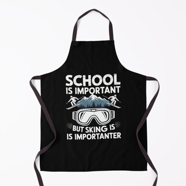 Item preview, Funny Skiing Ski Skiing Lovers School Is Important But Skiing Is Importanter designed and sold by Morphologiona.
