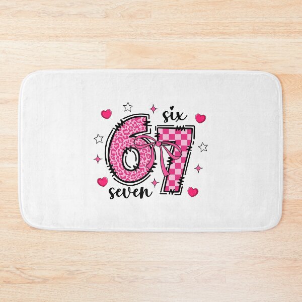 Item preview, 67 Leopard Checkered Funny Six Seven 6 7 Meme Valentine’s Day  designed and sold by AnitaBice.