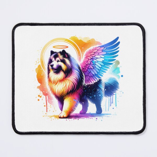 Item preview, Watercolor Eurasier Angel designed and sold by TheAnimalZ00.