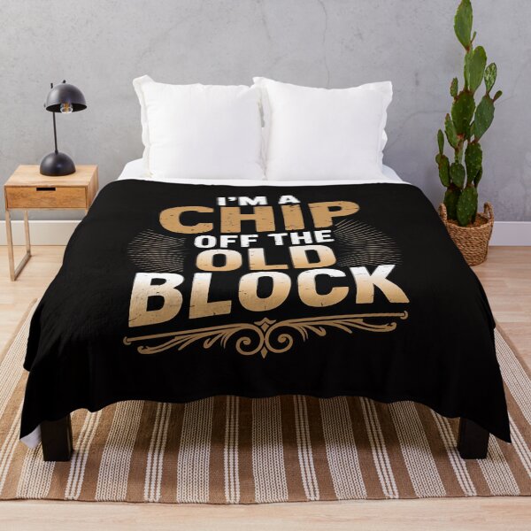 Item preview, Im a Chip off the old Block Carving designed and sold by AnimeManga2D.
