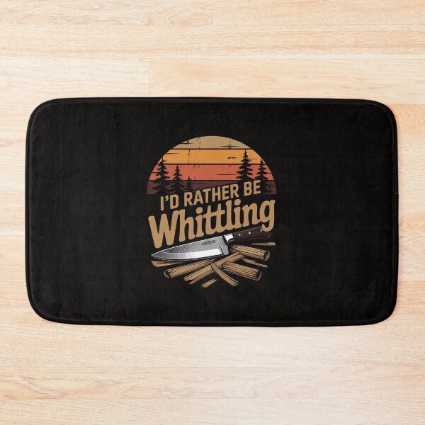 Item preview, I'd Rather Be Whittling Woodcarving designed and sold by AnimeManga2D.
