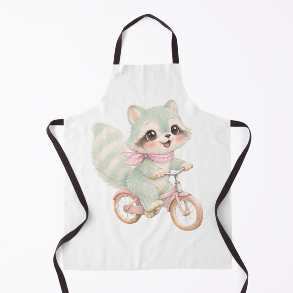 Item preview, Whimsical Pastel Fox on Bicycle – Kawaii Storybook Animal Art designed and sold by SirensSageStone.