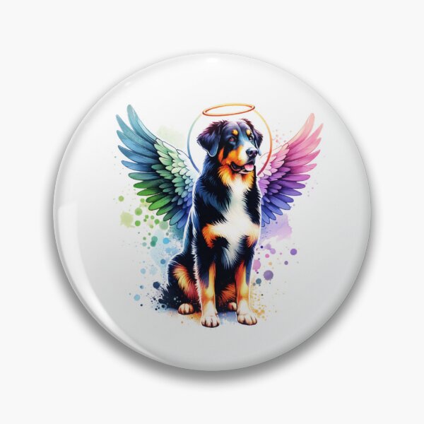 Item preview, Watercolor Beauceron Angel designed and sold by TheAnimalZ00.