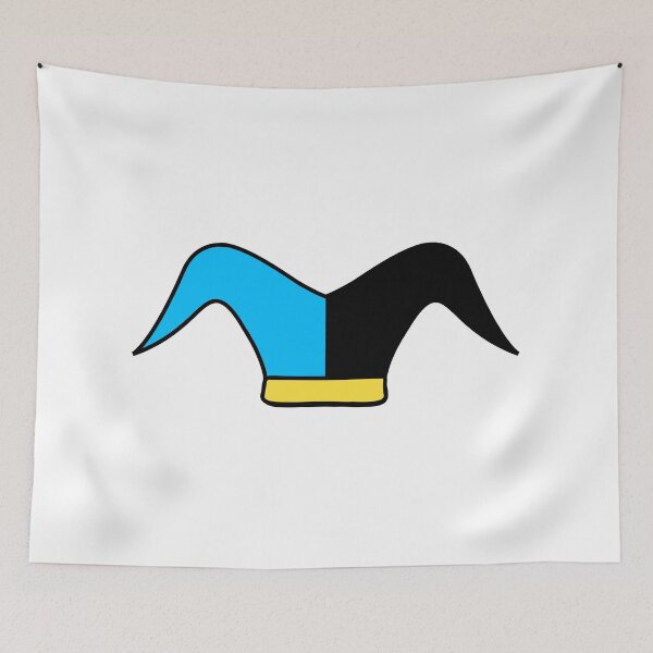Item preview, Copy of Jester, Joker or Clown Black and Light Blue Icon designed and sold by shennix.
