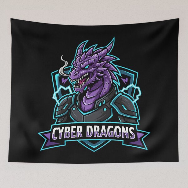 Item preview, Cyber Dragons – Futuristic Esports Logo for Gamers and Streamers designed and sold by SoulenCify.