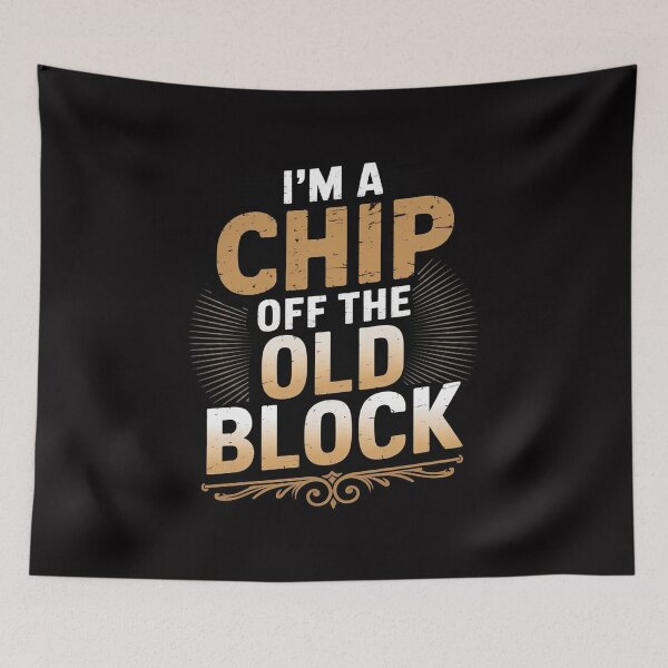 Item preview, Im a Chip off the old Block Carving designed and sold by tlallimicrichi.