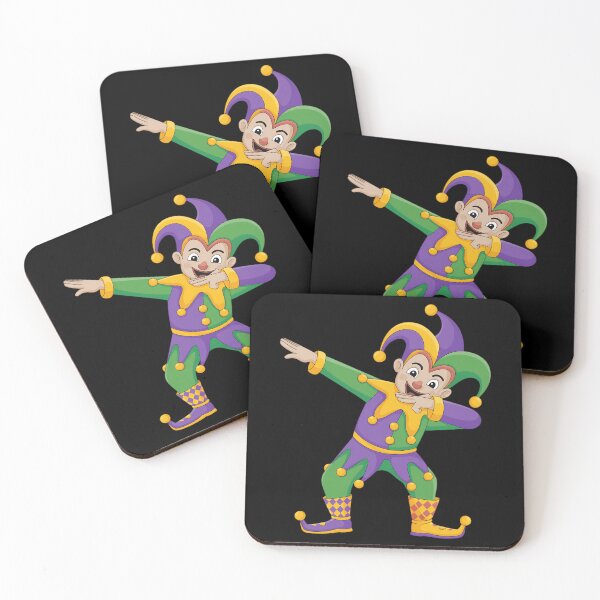 Item preview, Funny Mardi Gras Dabbing Jester New Orleans designed and sold by Morphologiona.