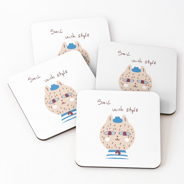 Item preview, Sail With Style Cute Cat Sailor Kawaii Illustration designed and sold by Mason-Pride.
