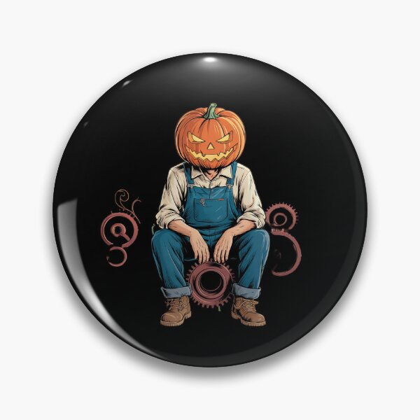 Item preview, Pumpkin Mechanic Halloween Spooky Horror Art Motor  designed and sold by DigitaldeligArt.