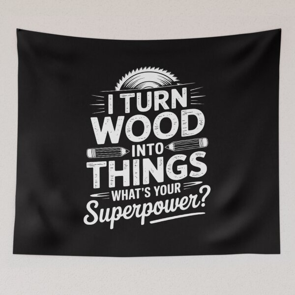 Item preview, I Turn Wood Into Things - Woodworker Carpenter Carpentry designed and sold by tlallimicrichi.