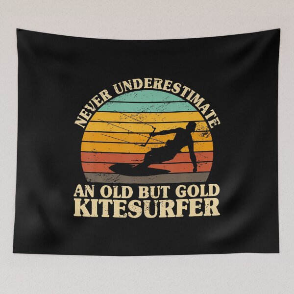 Item preview, Never Underestimate An Old Kitesurfer Kitesurfing designed and sold by elihletoriong.
