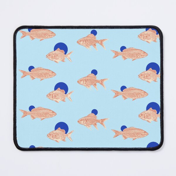 Item preview, illustrated orange fish designed and sold by Spitfire July Doodles.