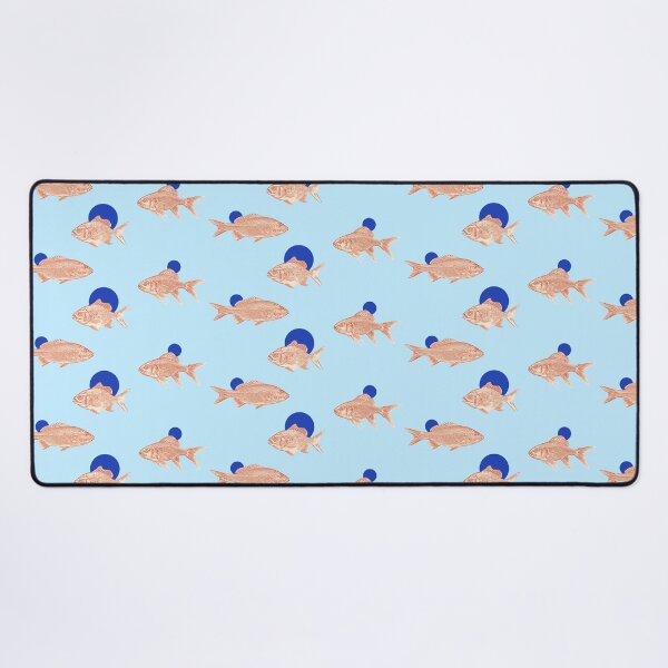 Item preview, illustrated orange fish designed and sold by Spitfire July Doodles.