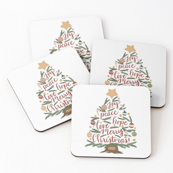 Item preview, Peace Joy Tree - 2025 designed and sold by Willow & Grace Designs.