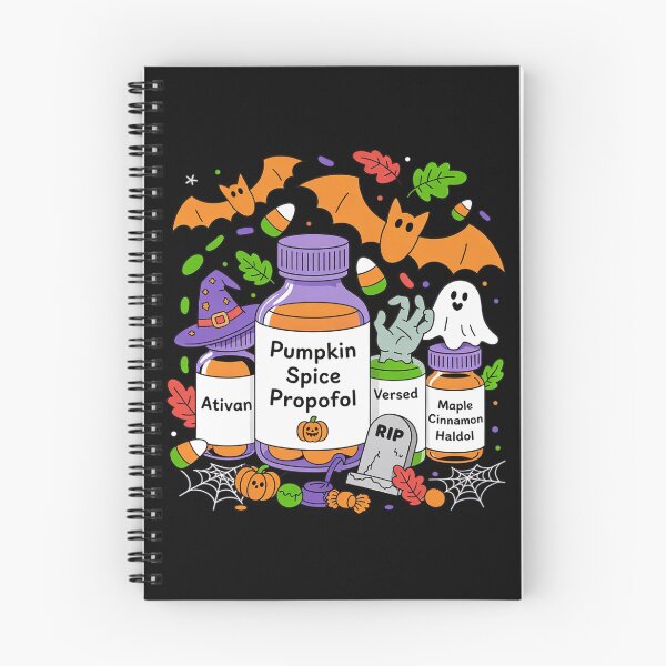 Item preview, Pumpkin Spice Propofol Ativan Versed Haldol Halloween Nurse  designed and sold by MarkLeedsArt.