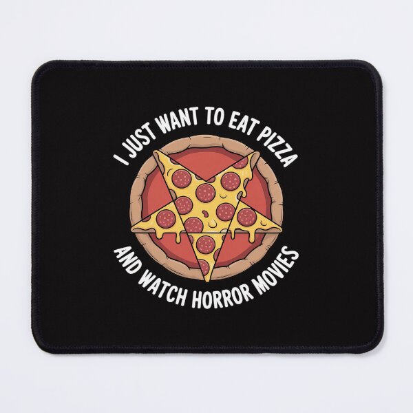 Item preview, I Just Want To Eat Pizza And Watch Horror Movies Spooky Cult designed and sold by tlallimicrichi.
