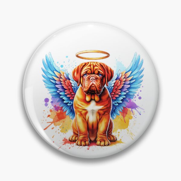 Item preview, Watercolor Dogue de Bordeaux Angel designed and sold by TheAnimalZ00.
