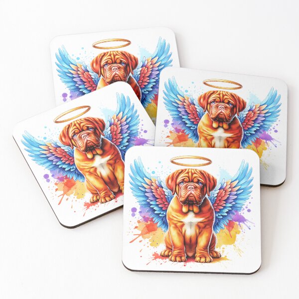 Item preview, Watercolor Dogue de Bordeaux Angel designed and sold by TheAnimalZ00.