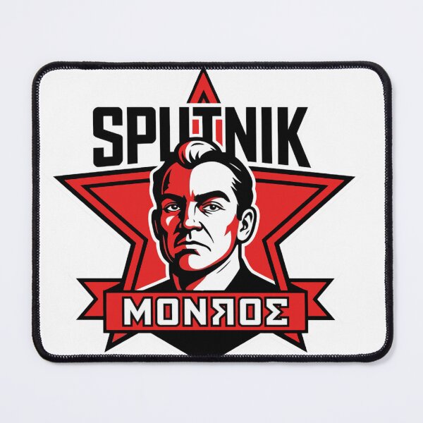 Item preview, Sputnik Monroe Retro Wrestling Legend T-Shirt – Iconic Propaganda-Style Design designed and sold by The Irish Whip.