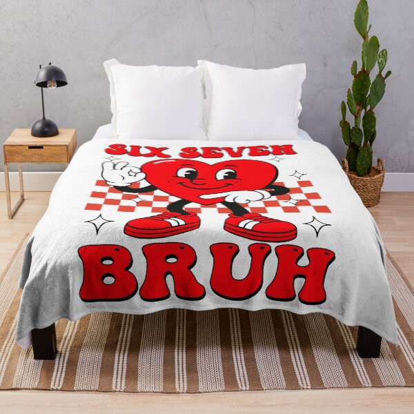 Artikelvorschau, Groovy Heart Six Seven Bruh Funny 6 7 Valentines Day entworfen und verkauft von AnitaBice.