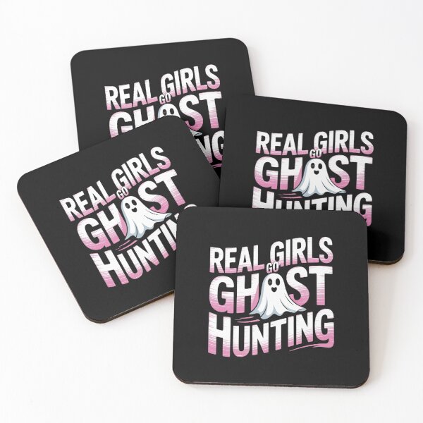 Item preview, Real Girls Go Ghost Hunting - Paranormal Halloween Activity  designed and sold by MarkLeedsArt.