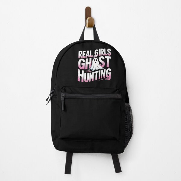 Item preview, Real Girls Go Ghost Hunting - Paranormal Halloween Activity designed and sold by MarkLeedsArt.